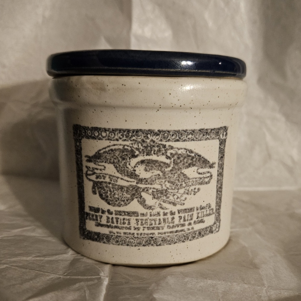 Vintage Apothecary Crock with Lid